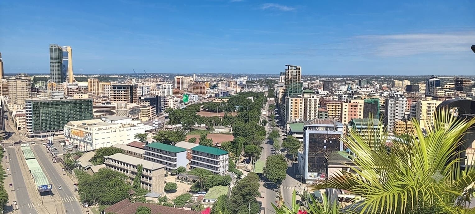 Dar es Salaam aerial view