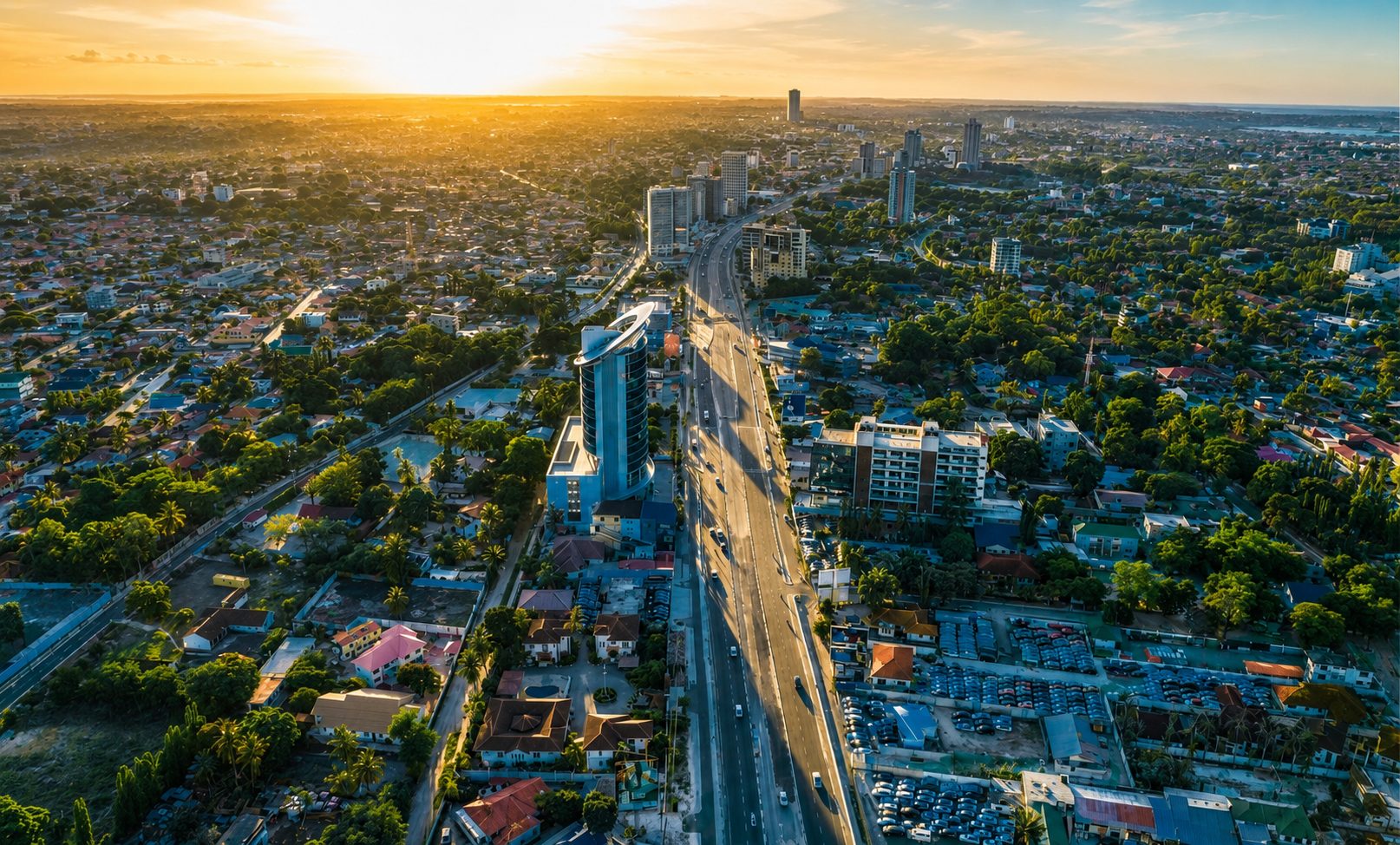 Dar es Salaam aerial view